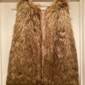 Fur vest.